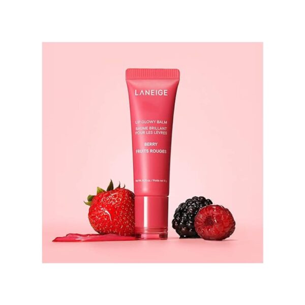 LANEIGE Lip Glowy Balm Hydrate, Glossy, Lightweight, Moisturize & Tint with Shea Butter - Image 2