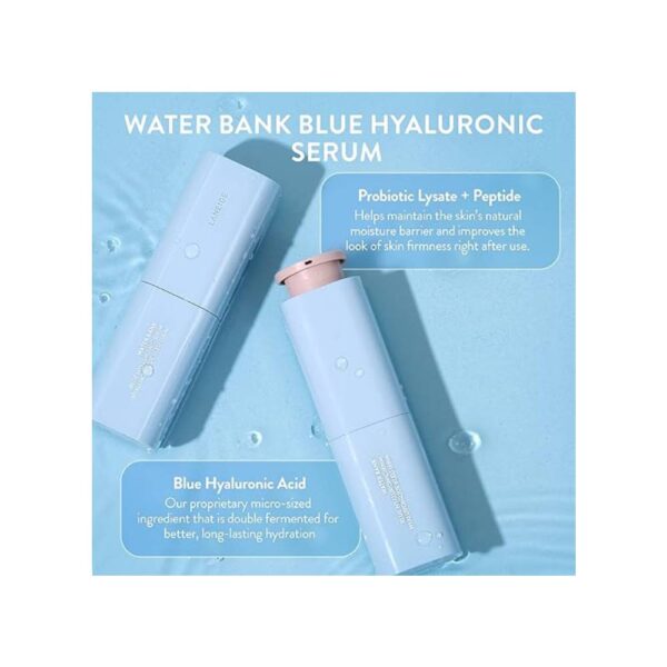 LANEIGE Water Bank Blue Hyaluronic Serum: Peptides, Green Tea Enzyme, Hydrate, Improve Skin Firmness - Image 2