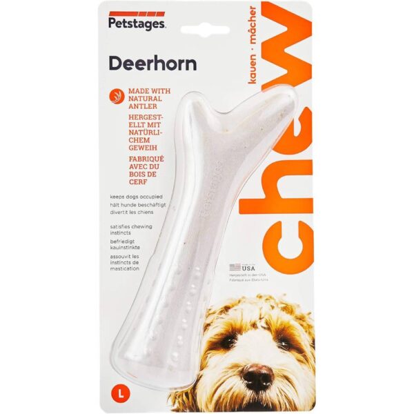 Petstages Deerhorn Antler Alternative Dog Chew Toy, Large - Image 2