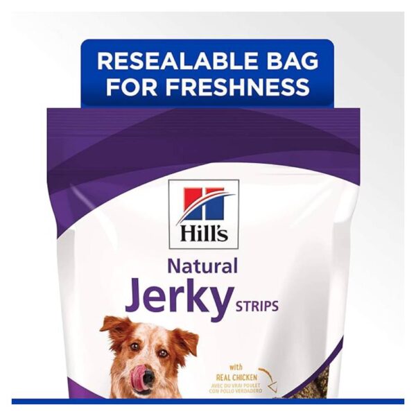 Hill's Natural Jerky Strips, All Life Stages, Great Taste, Dog Treats, Chicken, 7.1 oz Bag - Image 3