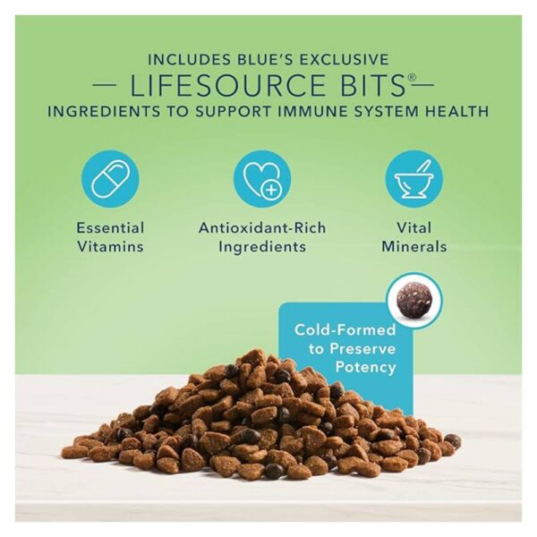 Blue Buffalo True Solutions Perfect Skin & Coat Natural Adult Dry Dog Food, Salmon 4-lb - Image 4