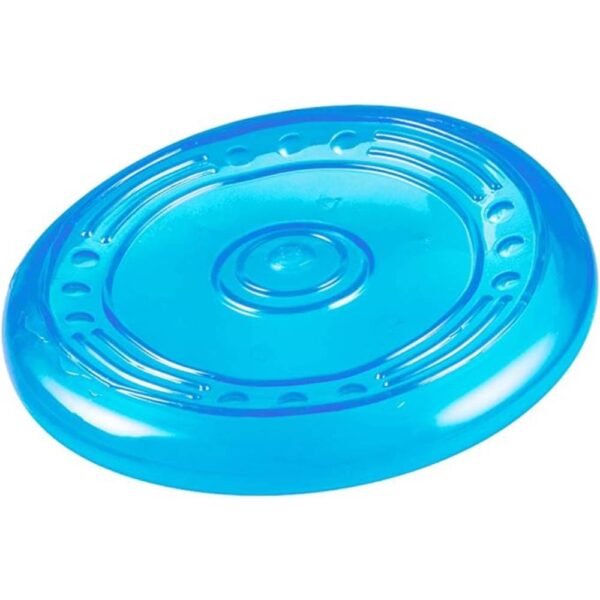 Petstages Orka Flyer Royal Blue Flying Disc Dog Fetch Toy