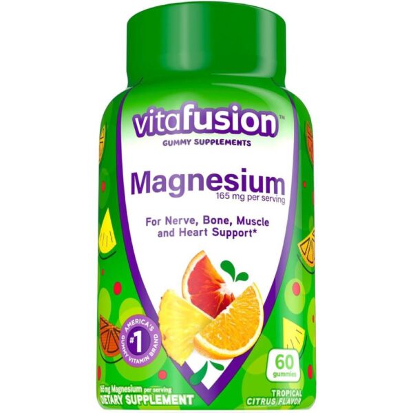 Vitafusion Magnesium Gummy Supplement, 60ct