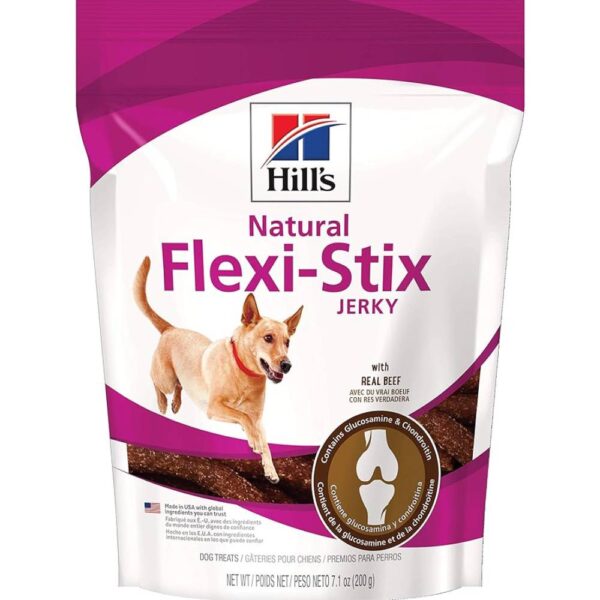 Hill's Natural Flexi-Stix Jerky, All Life Stages, Great Taste, Dog Treats, Beef, 7.1 oz Bag