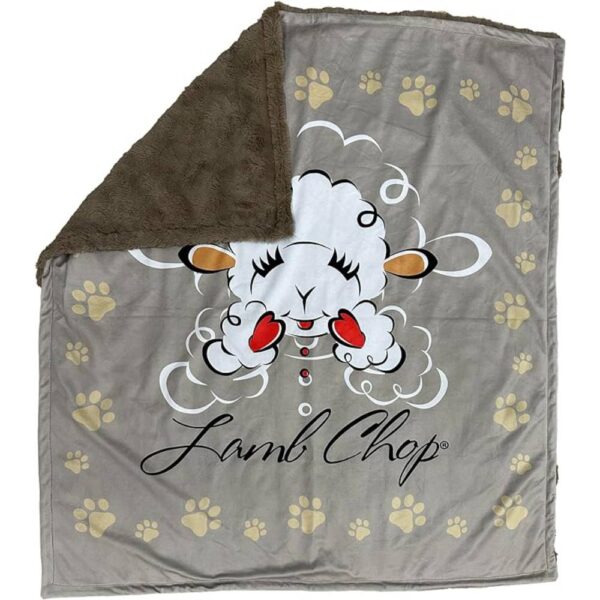 Multipet Lamb Chop Blanket, Dog Blanket Fluffy Fleece Premium Soft Pet Throw, Snuggle Up Your Pup in Cozy Comfort, 36x36 Inches (Pack of 1)