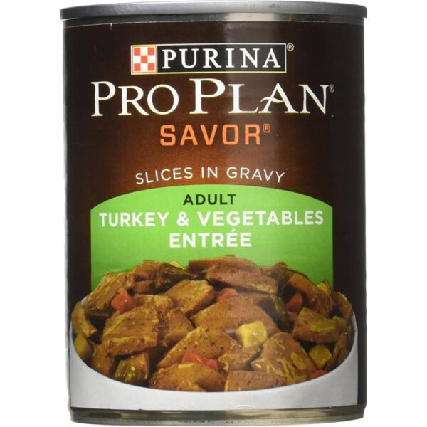 Nestle Purina Petcare 381710 12/13 oz Pro Plan Turkey and Vegetables Entree for Adult Dogs