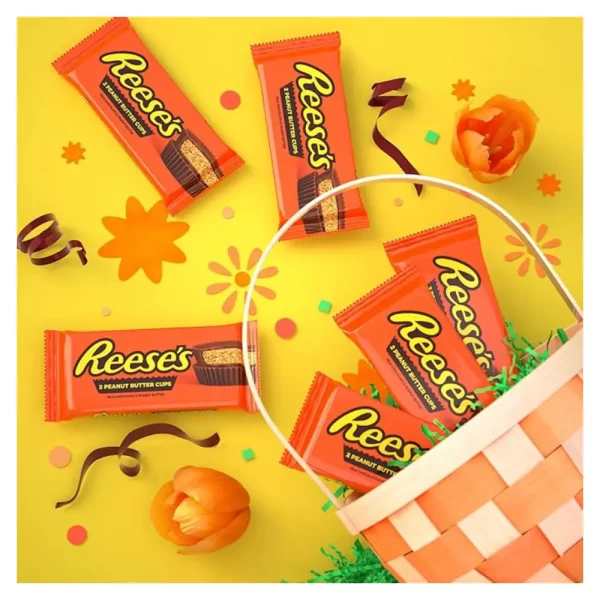 REESE'S Milk Chocolate Peanut Butter Cups, Easter Candy Packs, 1.5 oz (36 Count) - Image 2