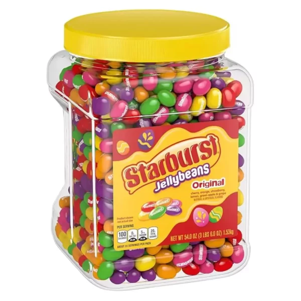 Starburst Jelly Beans Original Fruit Flavors Pantry-Size, 54 Ounce - Image 2